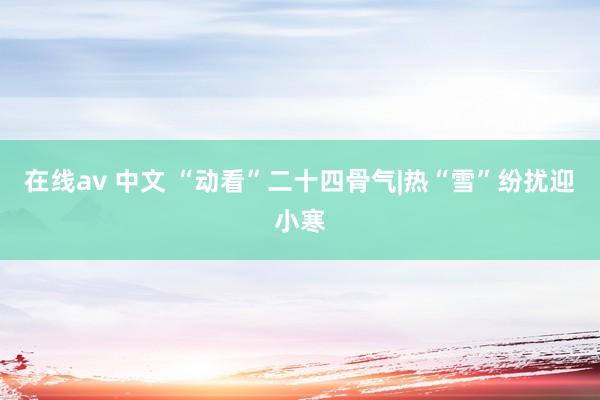 在线av 中文 “动看”二十四骨气|热“雪”纷扰迎小寒